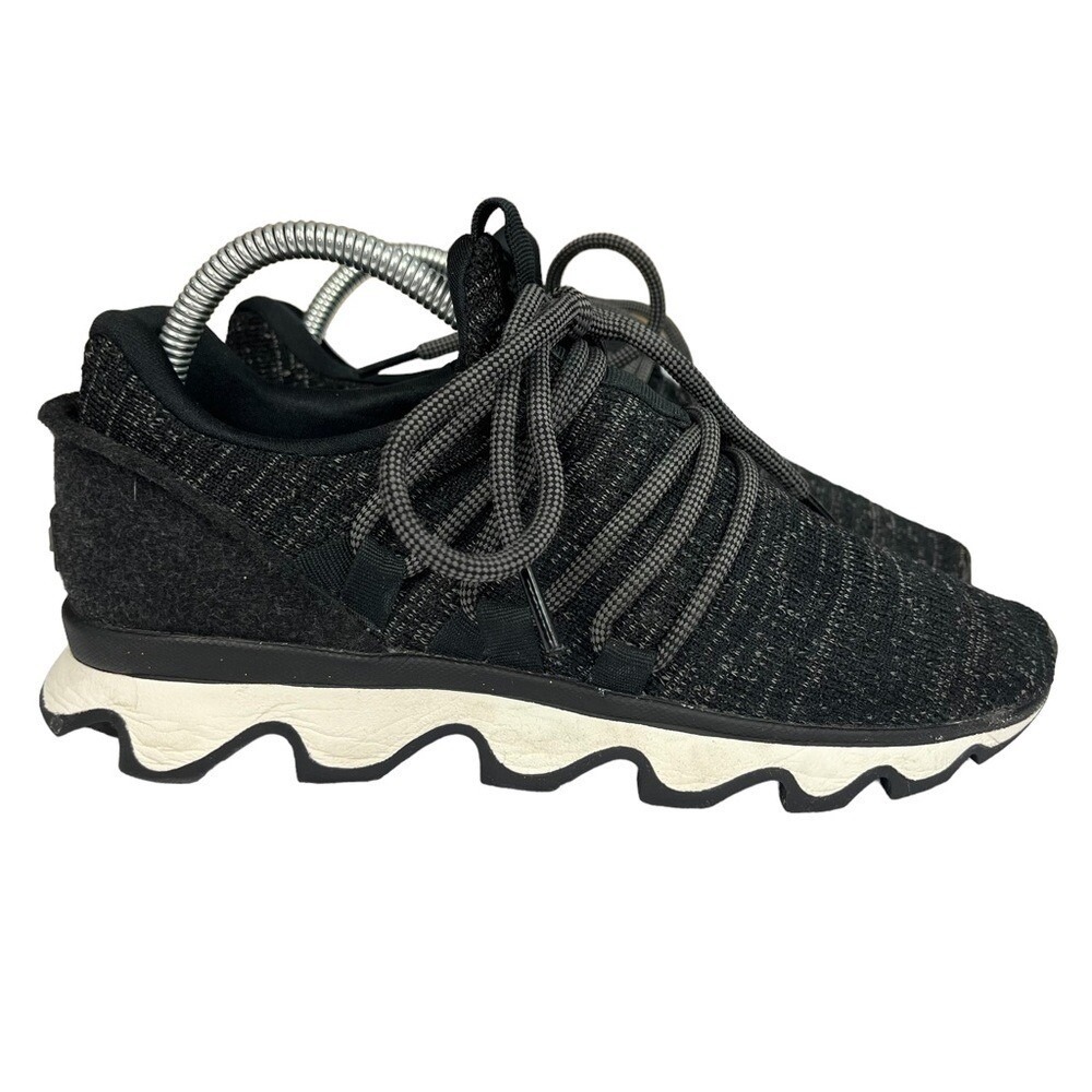 Sorel Sneakers Womens Size 7.5 Kinetic Lace Black‎ Trainers Running Shoes